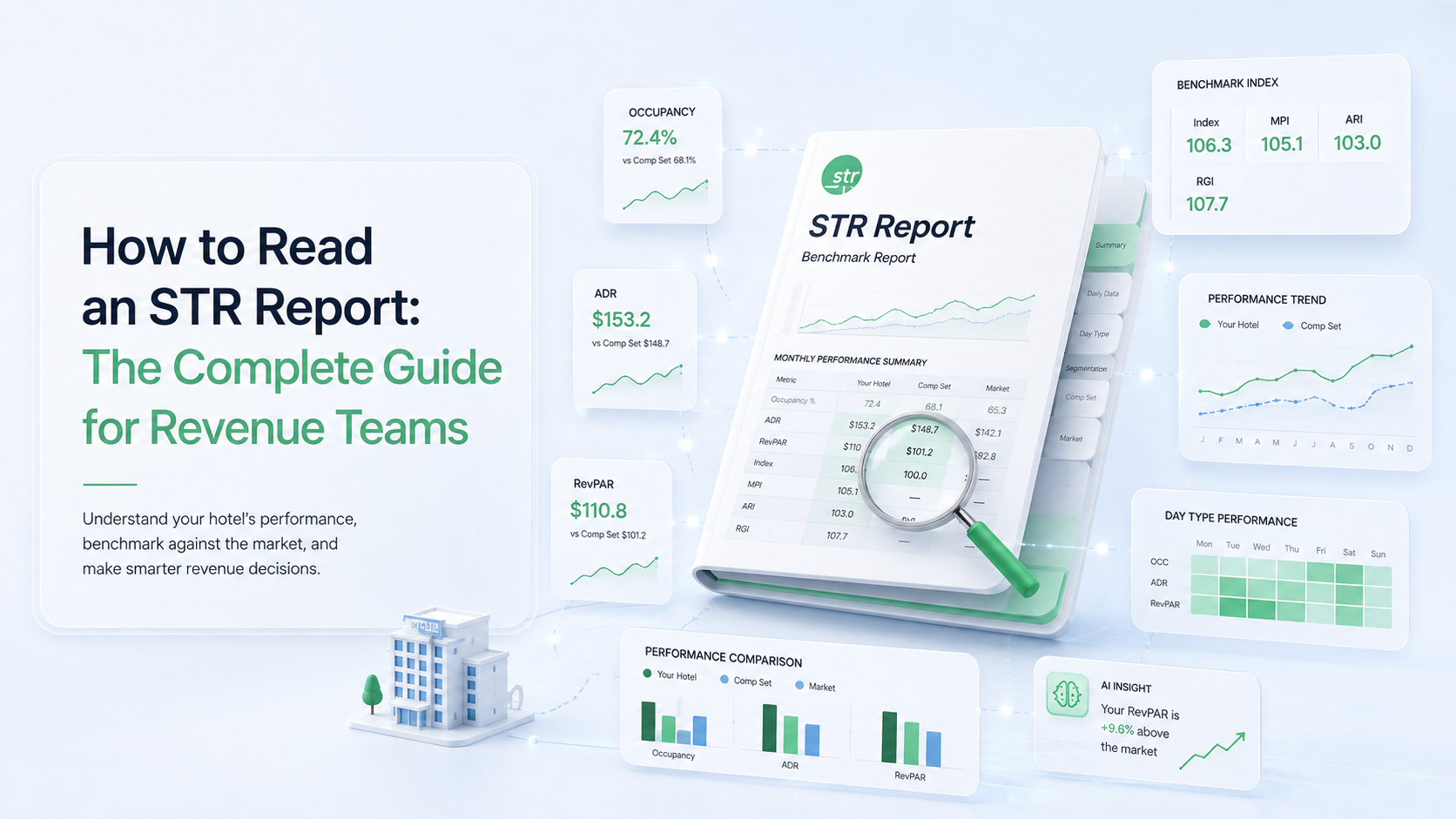 How to read an STR report: what MPI, ARI and RGI mean, the index math, and a worked example with real numbers