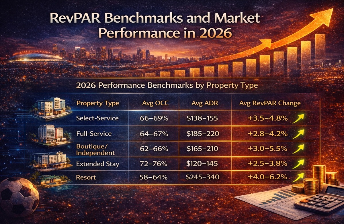 RevPAR Benchmarks and Market Performance in 2026 RevPAR Benchmarks and Market Performance in 2026